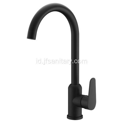 Matte black faucet dapur berkualitas tinggi